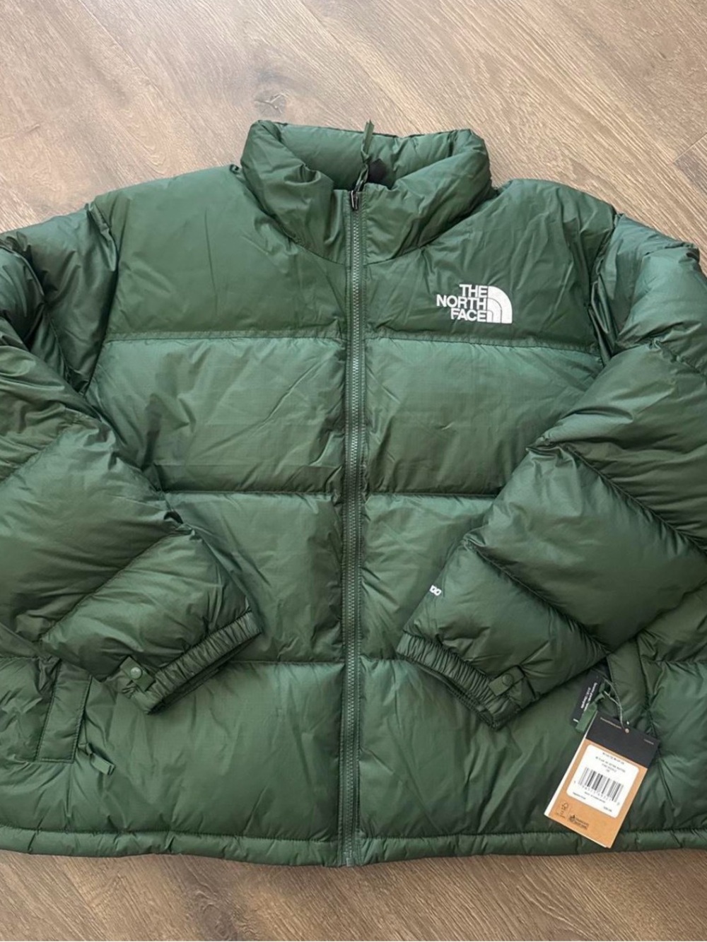 The North Face Women Forest Green Down Puffer Jacket